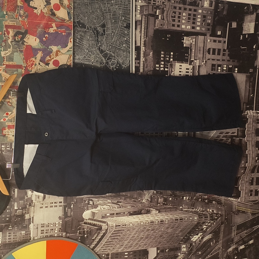 pants blue navy red kap size 34